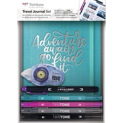 Rinkinys „TOMBOW Travel Journal Set“ kaina ir informacija | Piešimo, tapybos, lipdymo reikmenys | pigu.lt