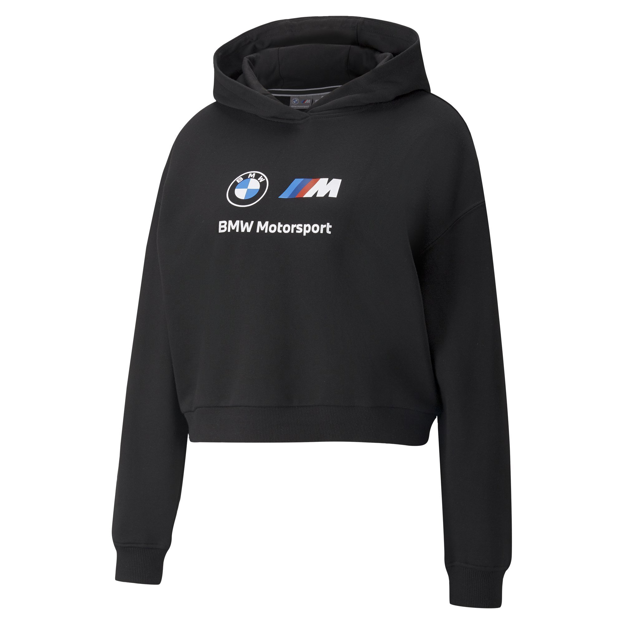 Džemperis moterims Puma Bmw Logo Hoodie, juodas, L kaina | pigu.lt