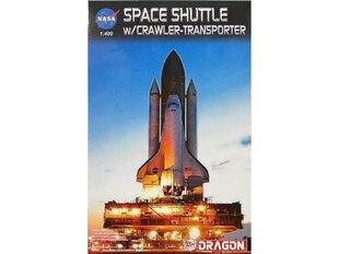 Сборная пластиковая модель Dragon - Space Shuttle with Crawler Transporter Launching Pad, 1/400, 11023 цена и информация | Dragon Товары для детей и младенцев | pigu.lt