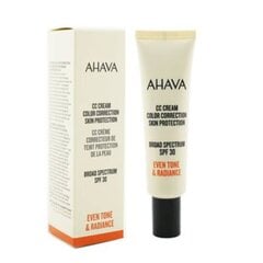 CC kremas Ahava Color Correction Skin Protection SPF 30, 30 ml kaina ir informacija | Makiažo pagrindai, pudros | pigu.lt