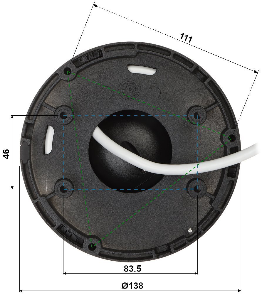 IP kamera DS-2CD2386G2-ISU/SL(2.8MM)(C)(Black) Acusense - 8.3 Mpx Hikvision kaina ir informacija | Stebėjimo kameros | pigu.lt