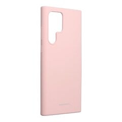 Чехол Mercury Silicone Case Samsung Galaxy S22 Ultra, розовый песок цена и информация | Чехлы для телефонов | pigu.lt