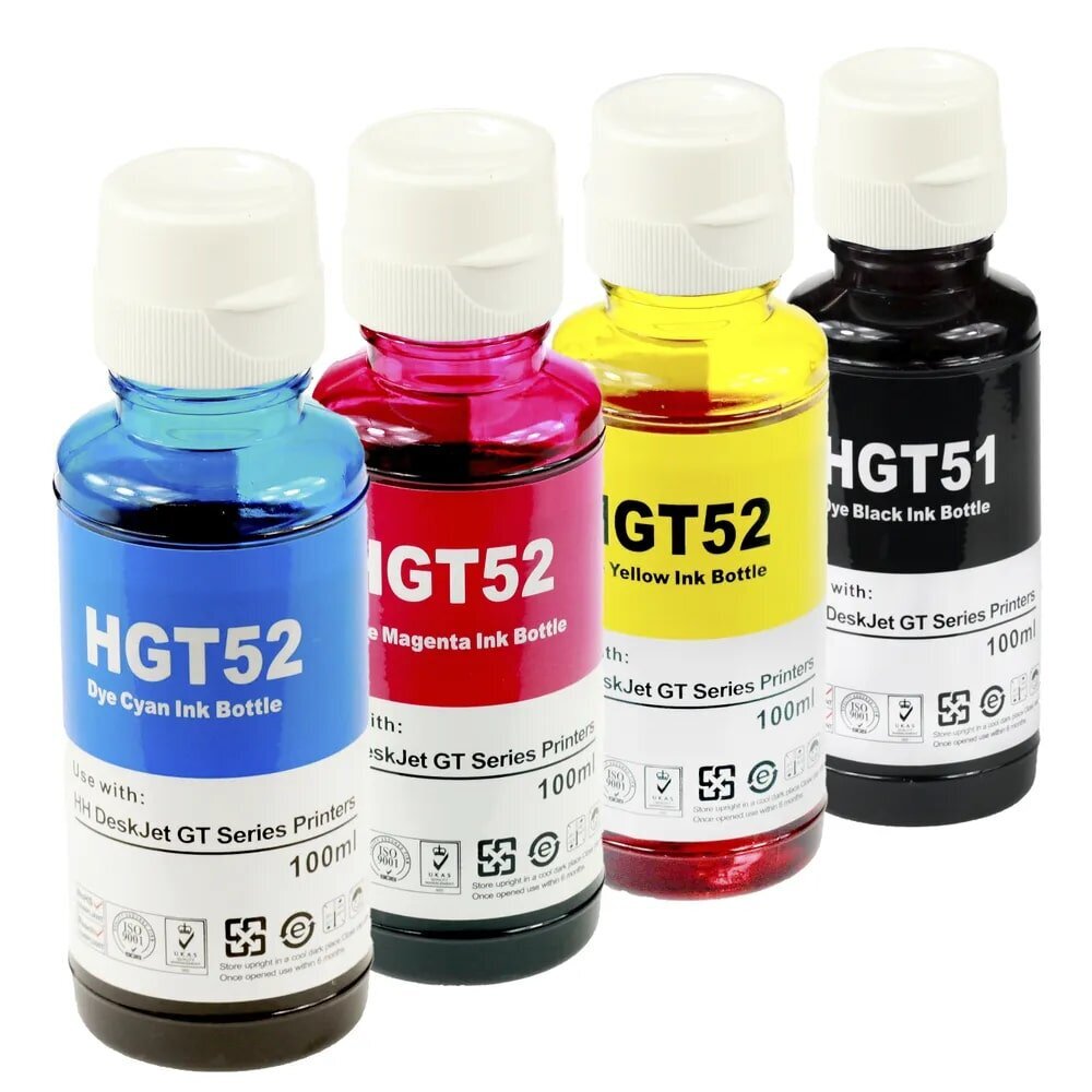 Dore HP GT51 GT52 BkCMY цена и информация | Kasetės rašaliniams spausdintuvams | pigu.lt