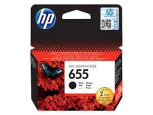 HP чернильного картриджа  CZ109AE 655 BK - цена и информация | Картриджи для струйных принтеров | pigu.lt