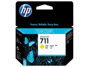 HP картридж с чернилами CZ132A 711 Желтый - цена и информация | Картриджи для струйных принтеров | pigu.lt