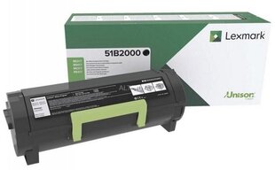 Аналоговый тонер Lexmark 51B2000 Black 2.500 цена и информация | Картриджи для лазерных принтеров | pigu.lt