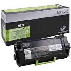 Kasetės rašaliniams spausdintuvams Lexmark 52D2H00 522H Toner BK - kaina ir informacija | Kasetės rašaliniams spausdintuvams | pigu.lt