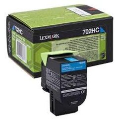 Kasetės rašaliniams spausdintuvams Lexmark 70C2HC0 702H Toner C - kaina ir informacija | Kasetės rašaliniams spausdintuvams | pigu.lt