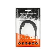 кабель для розетки jack 3,5 1,0 м cabletech eco-line цена и информация | Кабели и провода | pigu.lt