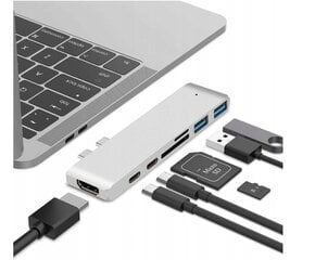 Adapteris 7in1 kaina ir informacija | Adapteriai, USB šakotuvai | pigu.lt