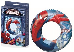 Pripučiamas plaukimo ratas Bestway Spider Man, 56 cm kaina ir informacija | Pripučiamos ir paplūdimio prekės | pigu.lt