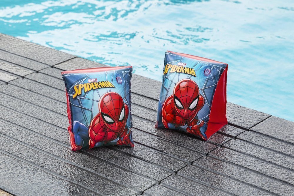 Pripučiamos rankovės Bestway Spider Man kaina ir informacija | Plaukimo liemenės ir rankovės | pigu.lt
