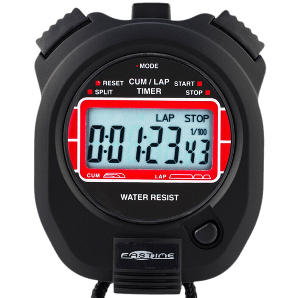 Chronometras Fastime 4 LAP/CUM S3726729, juodas цена и информация | Žingsniamačiai, chronometrai, širdies ritmo monitoriai | pigu.lt