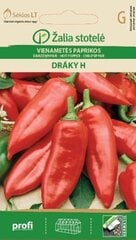 Paprika vienametė Draky H kaina ir informacija | Daržovių, uogų sėklos | pigu.lt