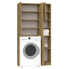Комплект ванных шкафчиков Marpol DD, коричневый цена и информация | Шкафчики для ванной | pigu.lt