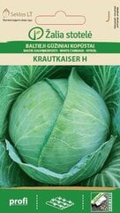 Baltieji gūžiniai kopūstai Krautkaiser H цена и информация | Семена овощей, ягод | pigu.lt