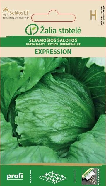 Sėjamosios salotos Expression цена и информация | Daržovių, uogų sėklos | pigu.lt