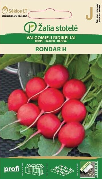 Valgomieji ridikėliai Rondar H kaina ir informacija | Daržovių, uogų sėklos | pigu.lt