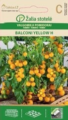 Valgomieji pomidorai Balcony Yellow H цена и информация | Семена овощей, ягод | pigu.lt