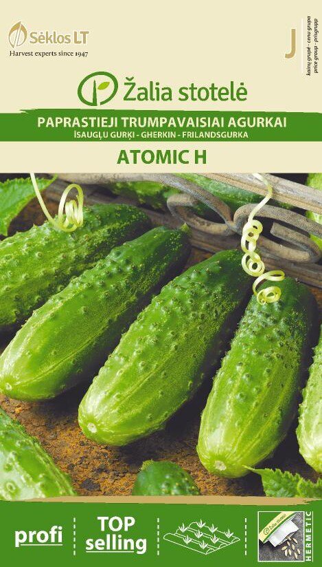 Paprastieji trumpavaisiai agurkai Atomic H kaina ir informacija | Daržovių, uogų sėklos | pigu.lt