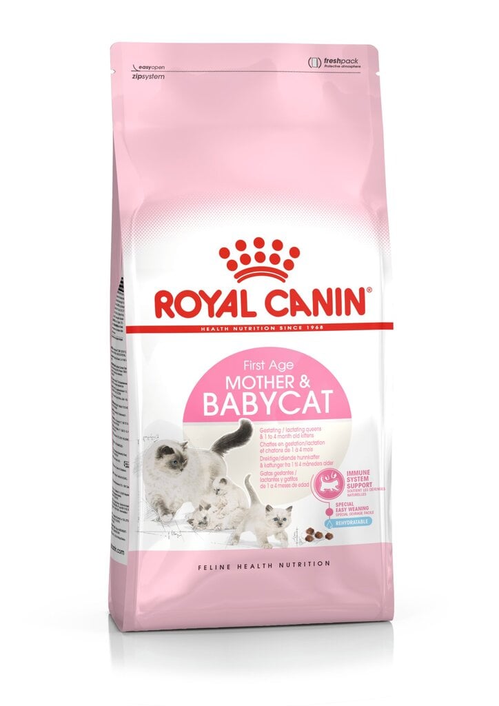 Sausas maistas maitinančioms katėms ir kačiukams Royal Canin Mother & Babycat, 0.4kg kaina ir informacija | Sausas maistas katėms | pigu.lt