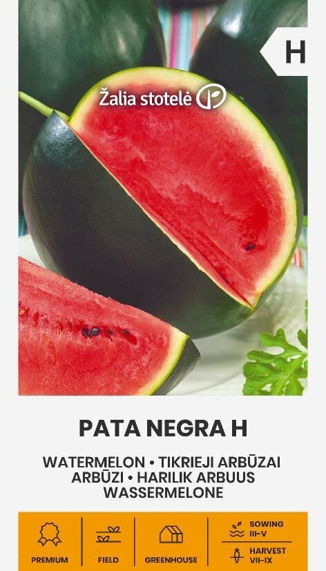 Tikrieji arbūzai Pata Negra H цена и информация | Daržovių, uogų sėklos | pigu.lt