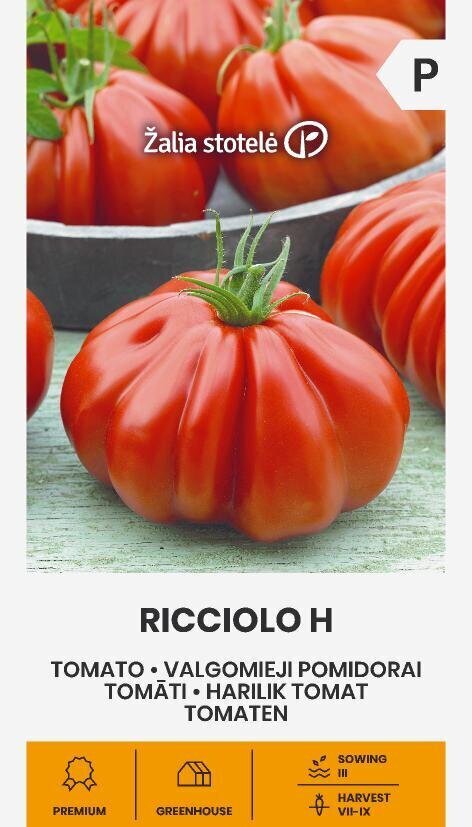 Valgomieji pomidorai Ricciolo H kaina ir informacija | Daržovių, uogų sėklos | pigu.lt