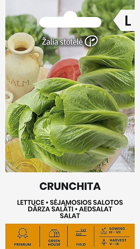 Sėjamosios salotos Crunchita цена и информация | Daržovių, uogų sėklos | pigu.lt