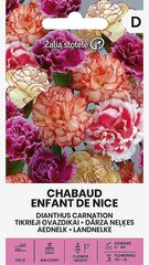 Tikrieji gvazdikai Chabaud Enfant De Nice цена и информация | Семена цветов | pigu.lt