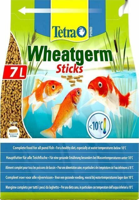Maistas žuvims Tetra Pond Wheatgerm Sticks, 7 l pokarm w pałeczkach kaina ir informacija | Maistas žuvims | pigu.lt