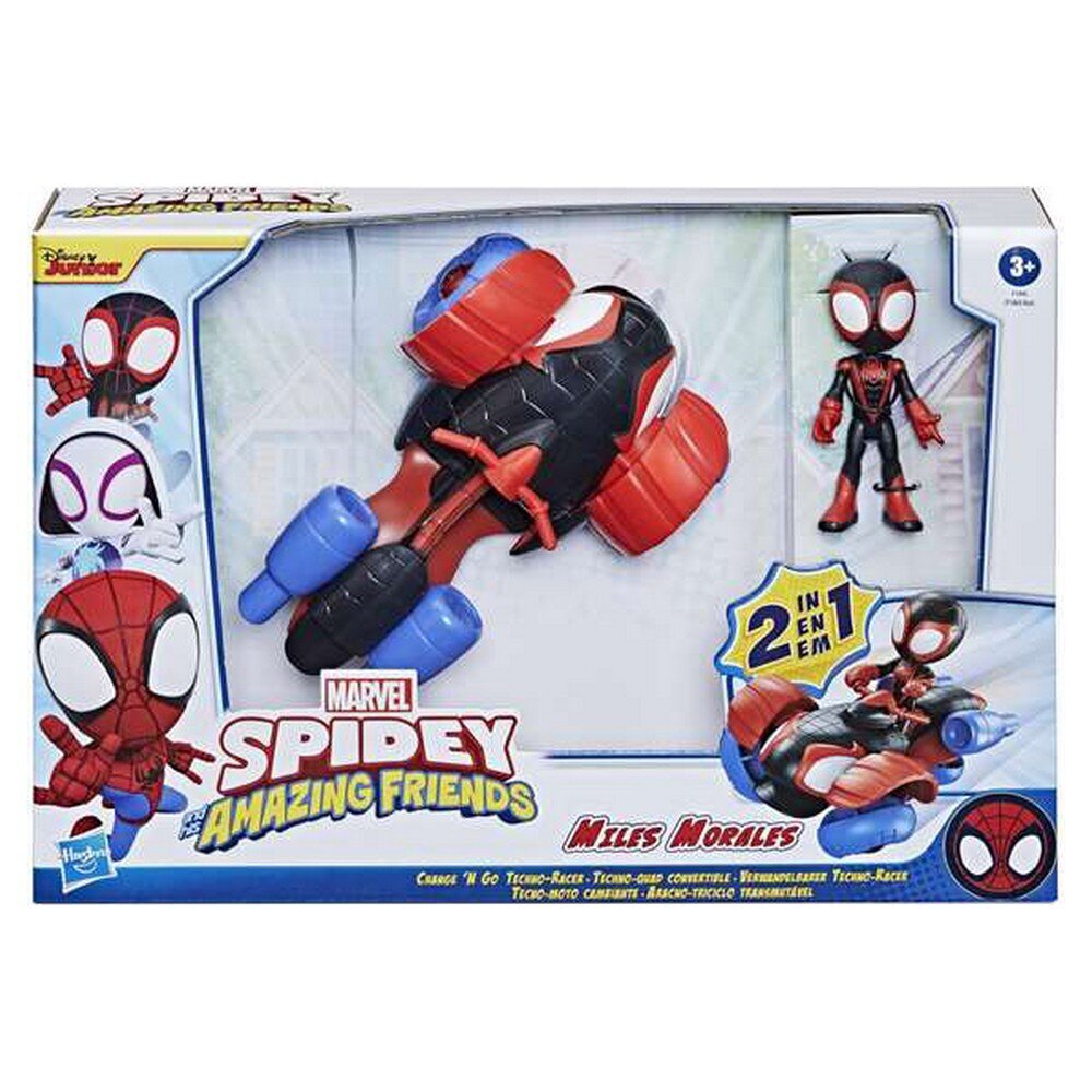 Mašina Spidey Amazing Friends Hasbro Convertible цена | pigu.lt