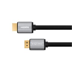 Kruger&Matz, HDMI, 1 m kaina ir informacija | Kabeliai ir laidai | pigu.lt