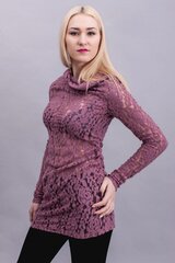 Гипюровая блуза - туника, фиолетовая цена и информация | Туники | pigu.lt
