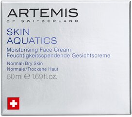 Drėkinamasis veido kremas normaliai ir sausai odai Artemis Skin Aquatics Moisturising, 50 ml kaina ir informacija | Veido kremai | pigu.lt