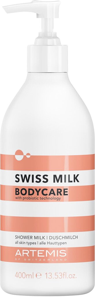  Prausimosi pienelis kūnui Artemis Swiss, 400 ml kaina ir informacija | Dušo želė, aliejai | pigu.lt