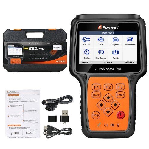 Automobilio diagnostinis įrenginys Foxwell NT680 Pro kaina ir informacija | Auto reikmenys | pigu.lt