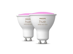 Светодиодные лампы Philips Hue White Ambiance GU10 3 x 350 лм цена и информация | Электрические лампы | pigu.lt