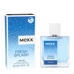 Mexx Fresh Splash for Him EDT 50ml цена и информация | Мужские духи | pigu.lt