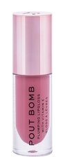 Lūpų blizgis Makeup Revolution London Pout Bomb Kiss, 4.6ml kaina ir informacija | Lūpų dažai, blizgiai, balzamai, vazelinai | pigu.lt