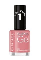 Nagų lakas Rimmel London Super Gel 12 ml, 035 Pop Princess Pink цена и информация | Лаки, укрепители для ногтей | pigu.lt
