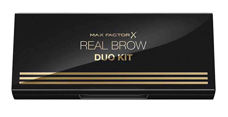 Antakių šešėliai Max Factor Real Brow Duo 3,3 g, 002 Medium цена и информация | Akių šešėliai, pieštukai, blakstienų tušai, serumai | pigu.lt