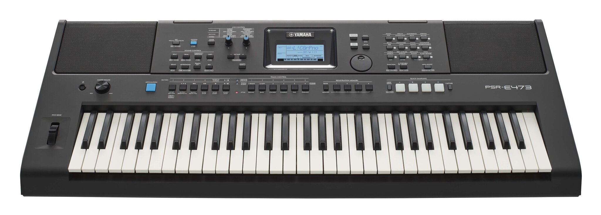 Sintezatorius Yamaha PSR-E473 цена и информация | Klavišiniai muzikos instrumentai | pigu.lt