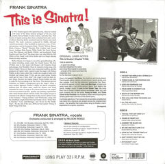 Виниловая пластинка Frank Sinatra - This Is Sinatra!, LP, 180 г, 12" vinyl record цена и информация | Виниловые пластинки, CD, DVD | pigu.lt