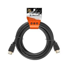 Kabelis Cabletech Eco Line HDMI - HDMI 4K, 10m kaina ir informacija | Kabeliai ir laidai | pigu.lt