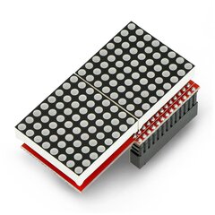 LED matrica 16x8 MAX7219, skirta Raspberry Pi kaina ir informacija | Atviro kodo elektronika | pigu.lt