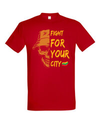 Marškinėliai vyrams Fight, raudoni kaina ir informacija | Vyriški marškinėliai | pigu.lt