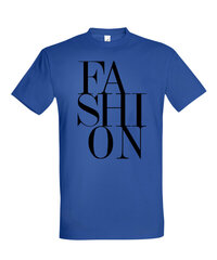 Marškinėliai vyrams Fashion, mėlyni kaina ir informacija | Vyriški marškinėliai | pigu.lt