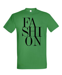 Marškinėliai vyrams Fashion, žali kaina ir informacija | Vyriški marškinėliai | pigu.lt