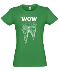 Marškinėliai moterims Wow SOLS-IMPERIAL-WOMEN-257-385, žali kaina ir informacija | Marškinėliai moterims | pigu.lt