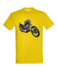 Marškinėliai vyrams Motociklas SOLS-IMPERIAL-669, geltoni цена и информация | Мужские футболки | pigu.lt